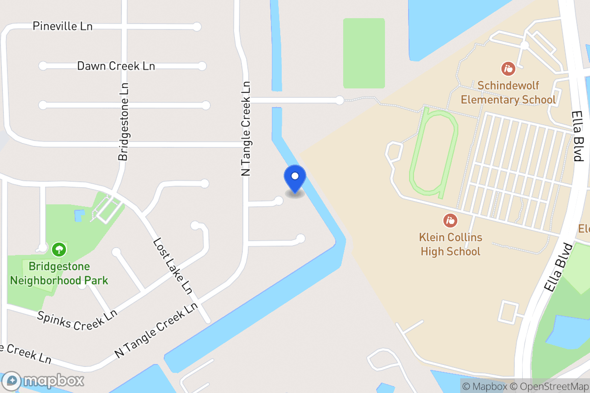 Map of 4103 Pinebridge Ln, Spring
