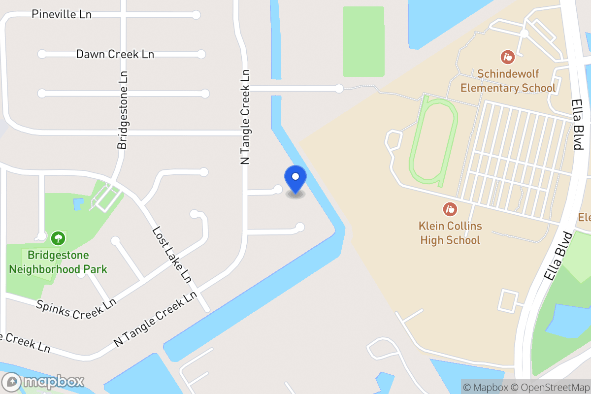Map of 4107 Pinebridge Ln, Spring