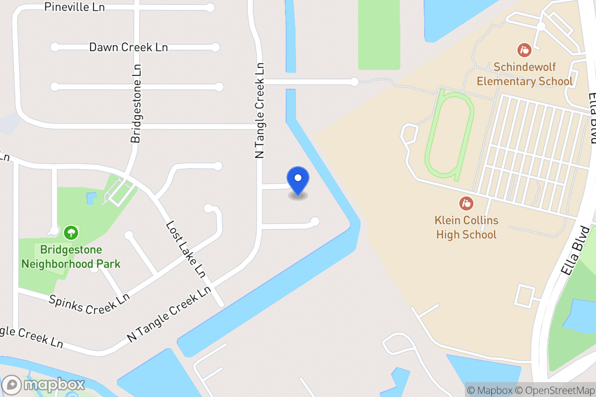 Map of 4111 Pinebridge Ln, Spring