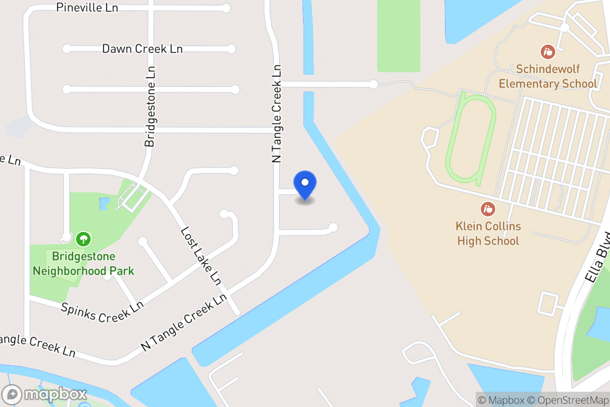 Map of 4115 Pinebridge Ln, Spring