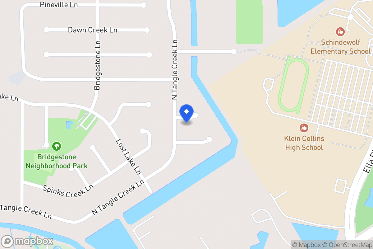 Map of 4119 Pinebridge Ln, Spring
