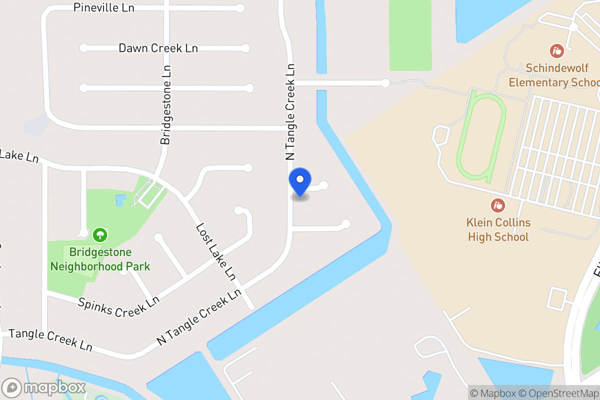 Map of 4123 Pinebridge Ln, Spring