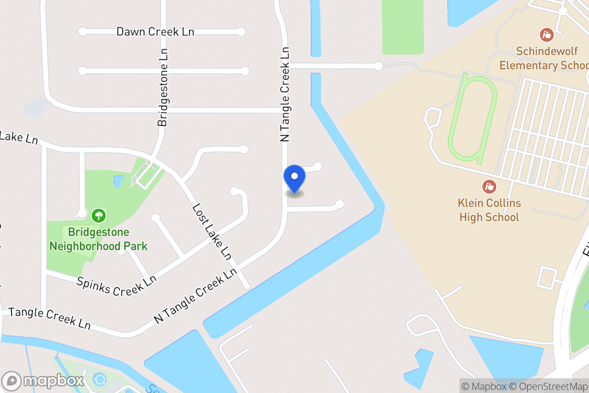 Map of 4130 Bridgeland Ln, Spring