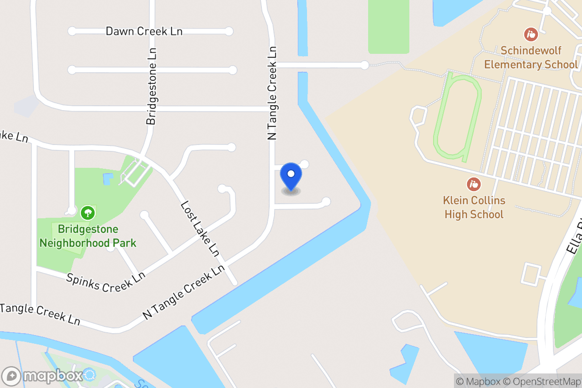 Map of 4126 Bridgeland Ln, Spring