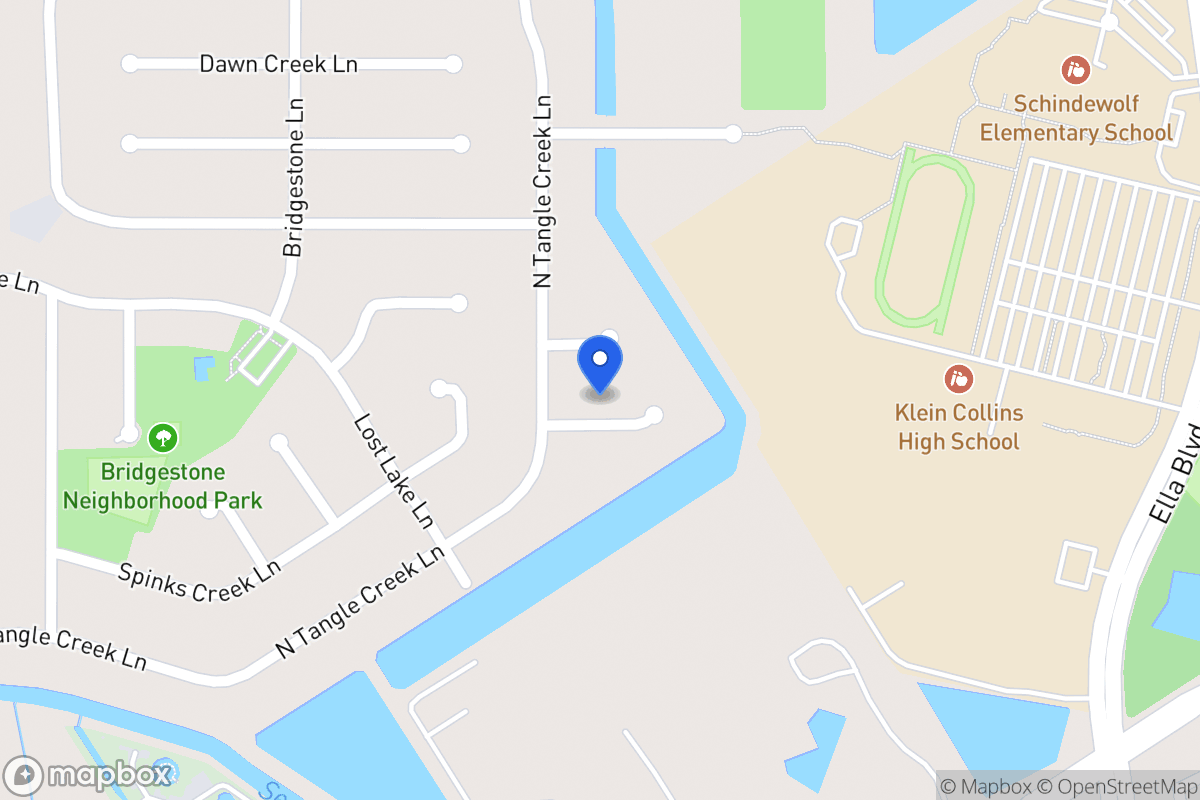 Map of 4122 Bridgeland Ln, Spring