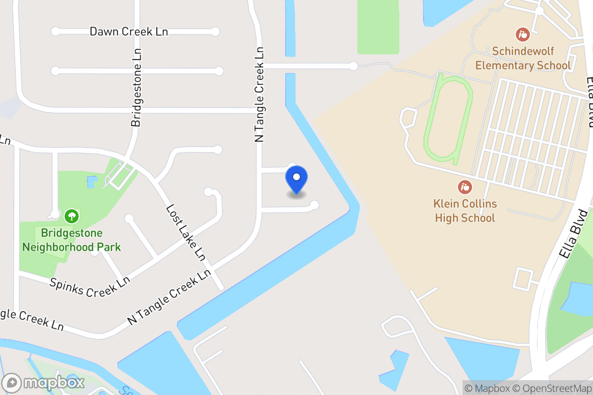 Map of 4118 Bridgeland Ln, Spring