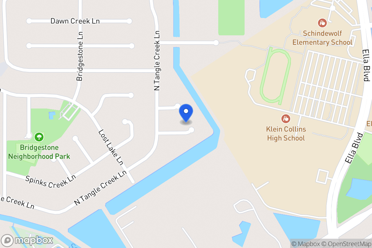 Map of 4110 Bridgeland Ln, Spring