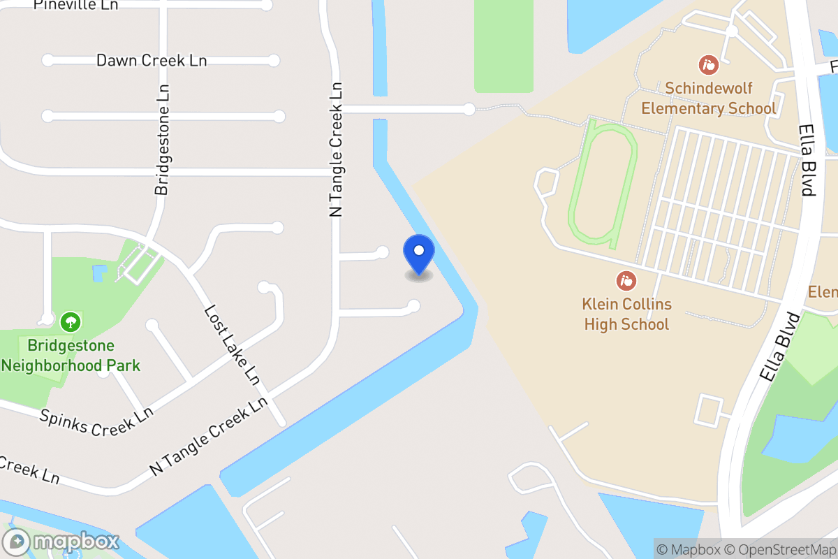 Map of 4106 Bridgeland Ln, Spring