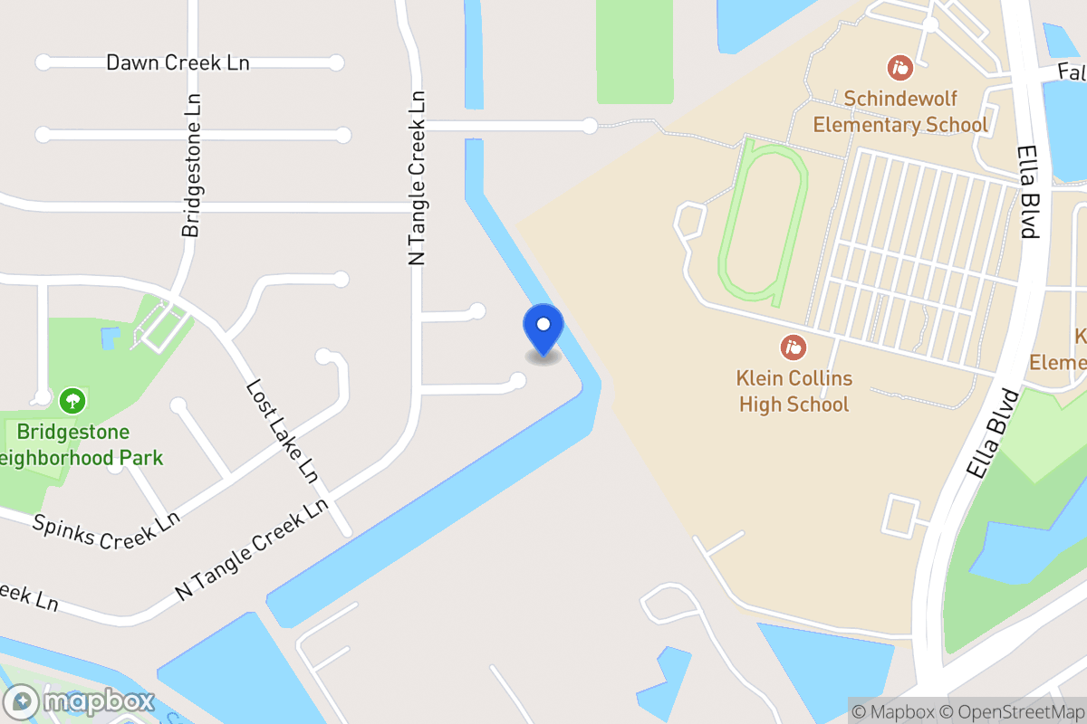 Map of 4102 Bridgeland Ln, Spring