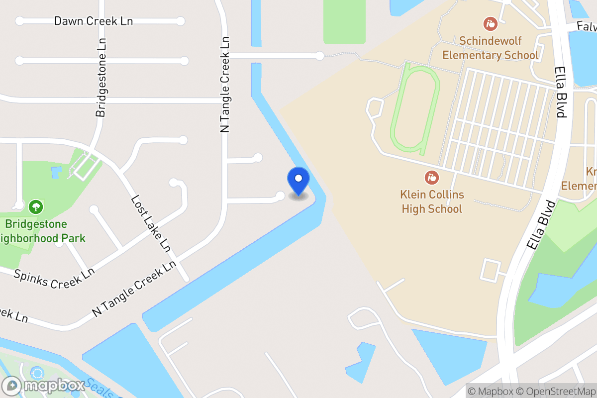 Map of 4103 Bridgeland Ln, Spring