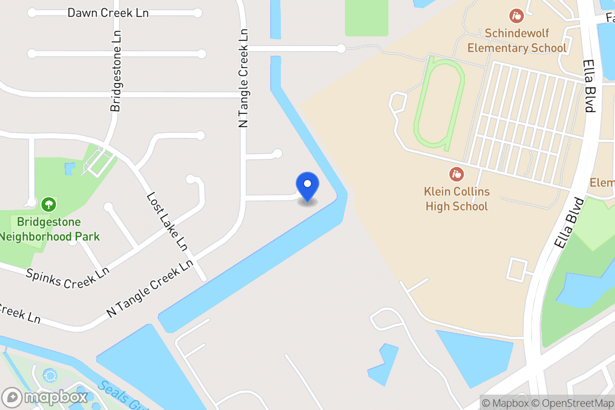 Map of 4107 Bridgeland Ln, Spring
