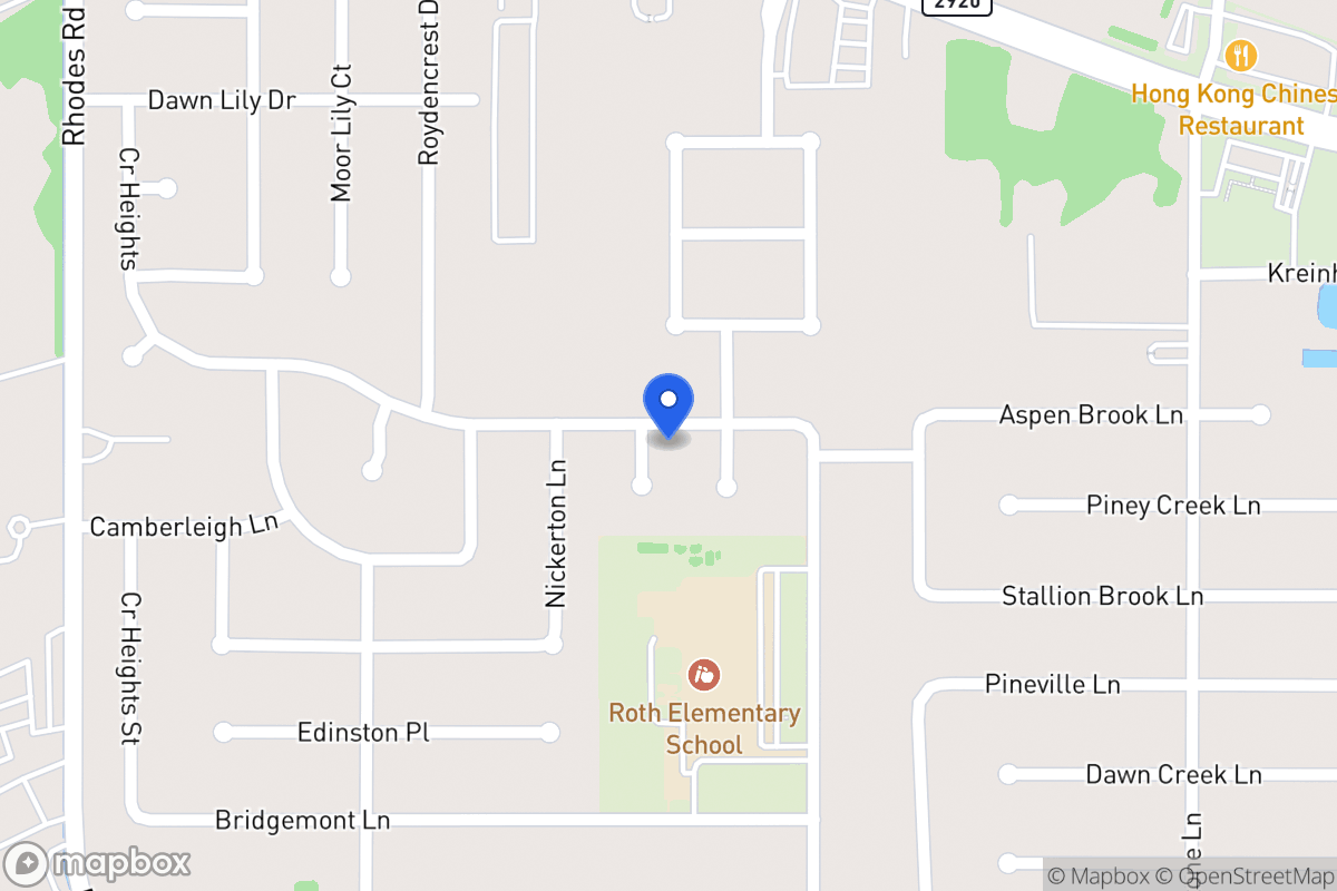 Map of 21742 Dovington Ct, Spring