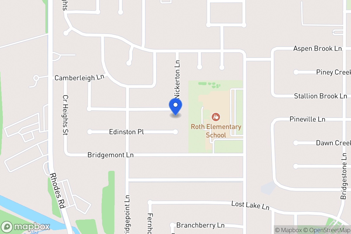 Map of 4807 Diehlwood Pl, Spring