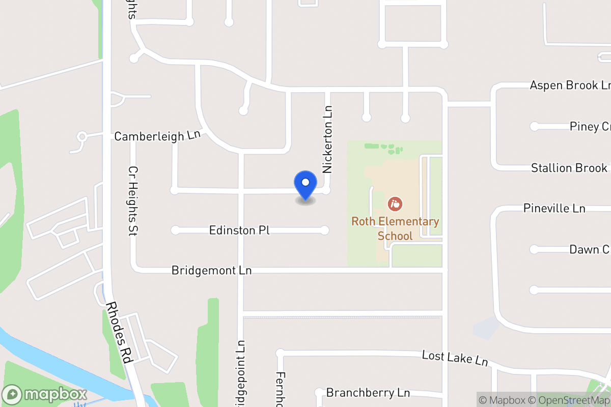 Map of 4815 Diehlwood Pl, Spring
