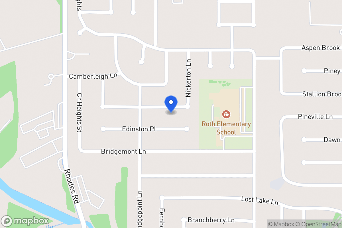 Map of 4819 Diehlwood Pl, Spring