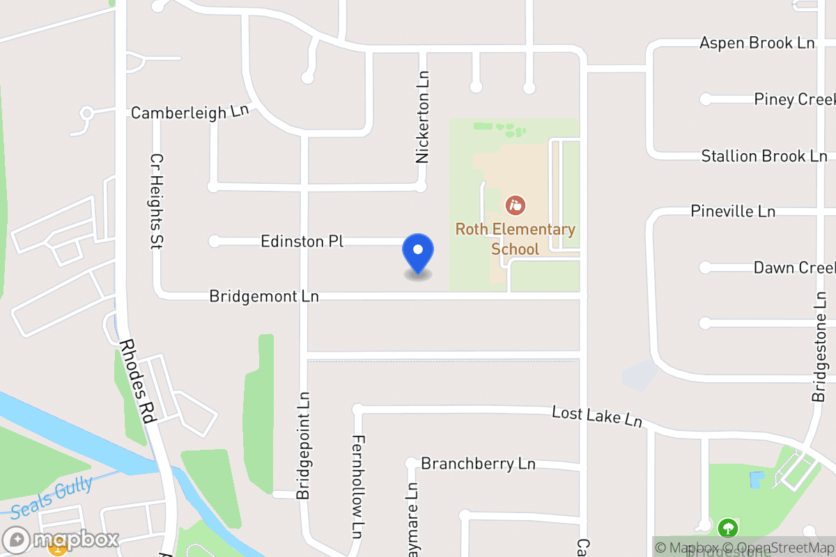 Map of 4810 Bridgemont Ln, Spring