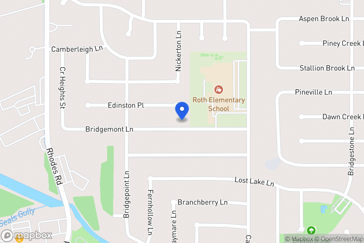 Map of 4806 Bridgemont Ln, Spring