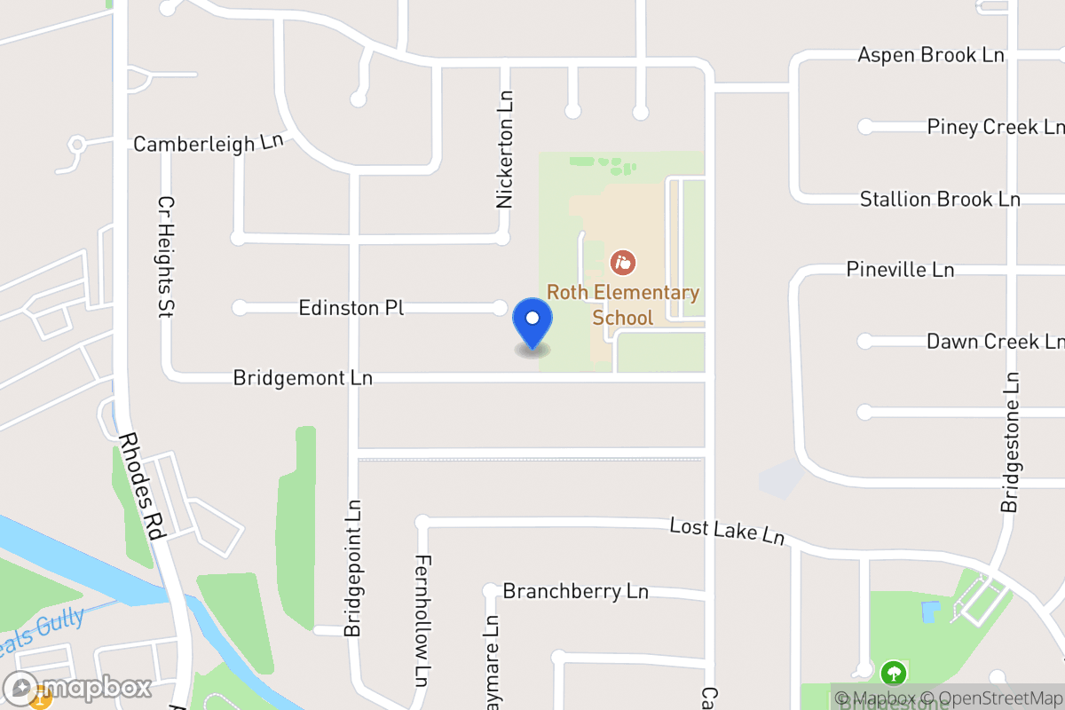 Map of 4802 Bridgemont Ln, Spring