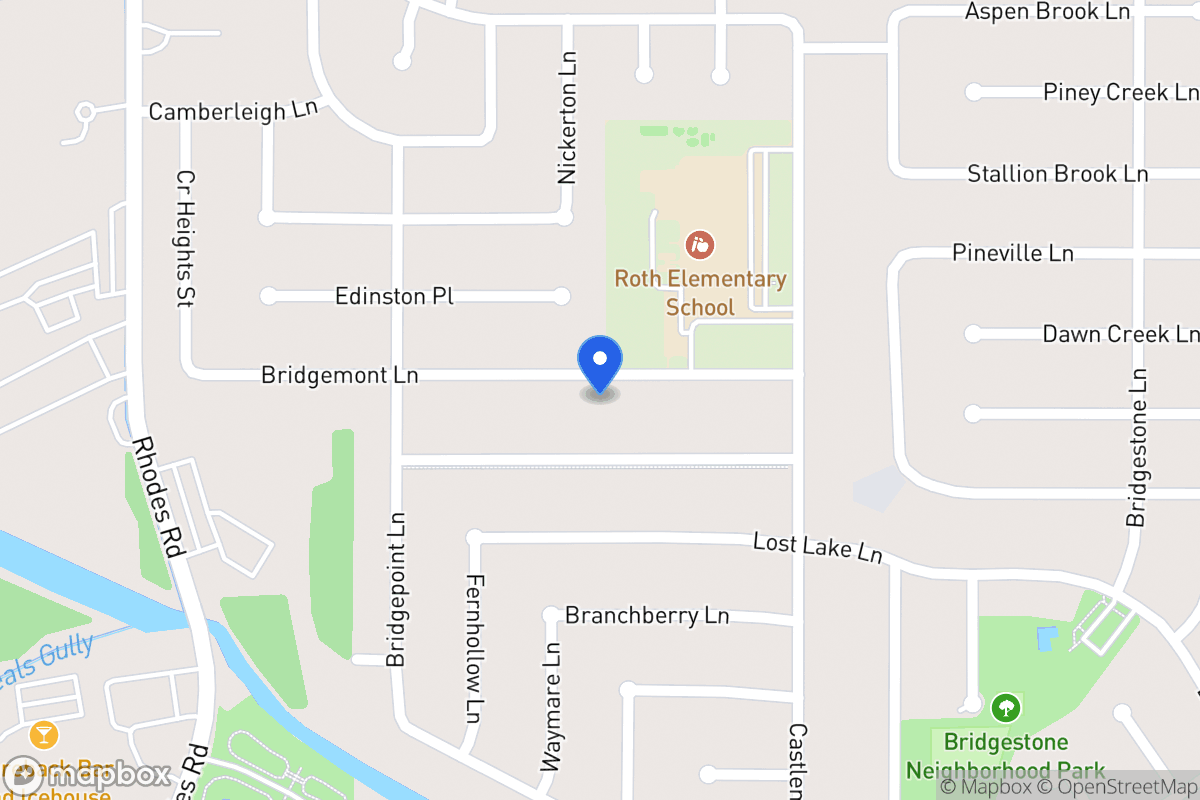 Map of 4803 Bridgemont Ln, Spring