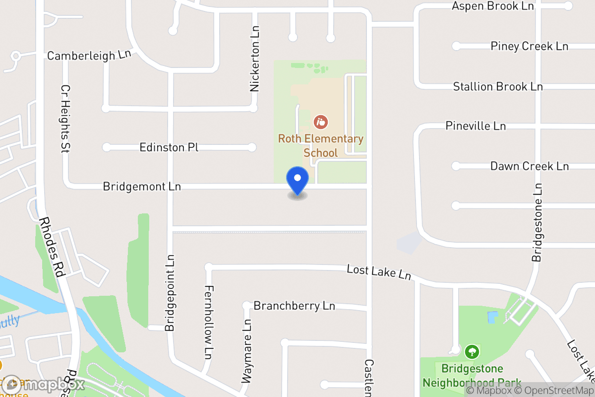 Map of 4731 Bridgemont Ln, Spring