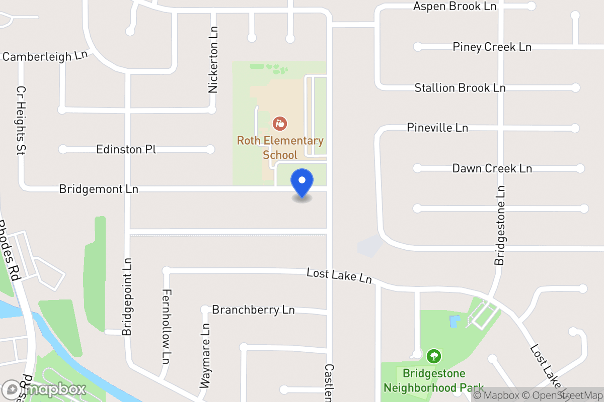 Map of 4711 Bridgemont Ln, Spring