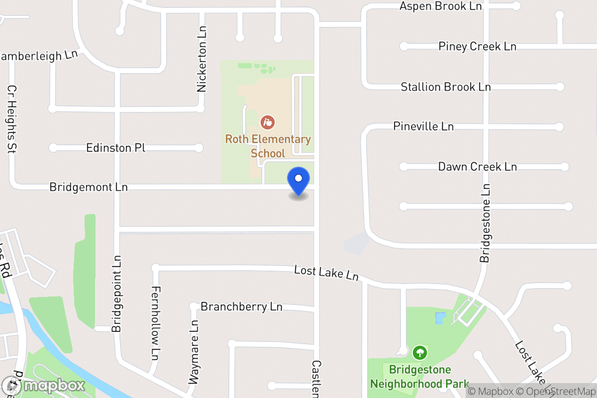 Map of 4707 Bridgemont Ln, Spring