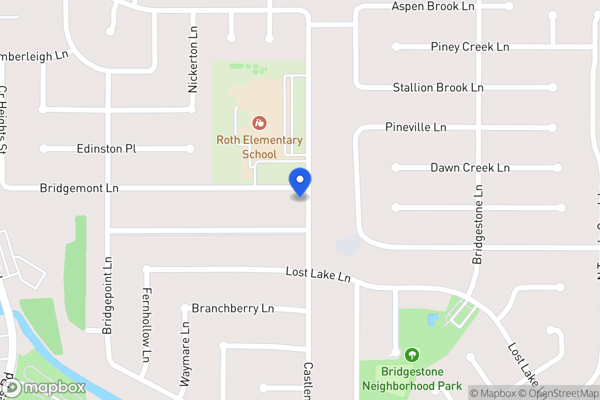 Map of 4703 Bridgemont Ln, Spring
