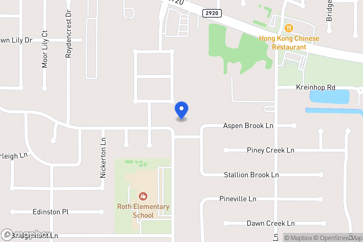 Map of 21806 Castlemont Ln, Spring