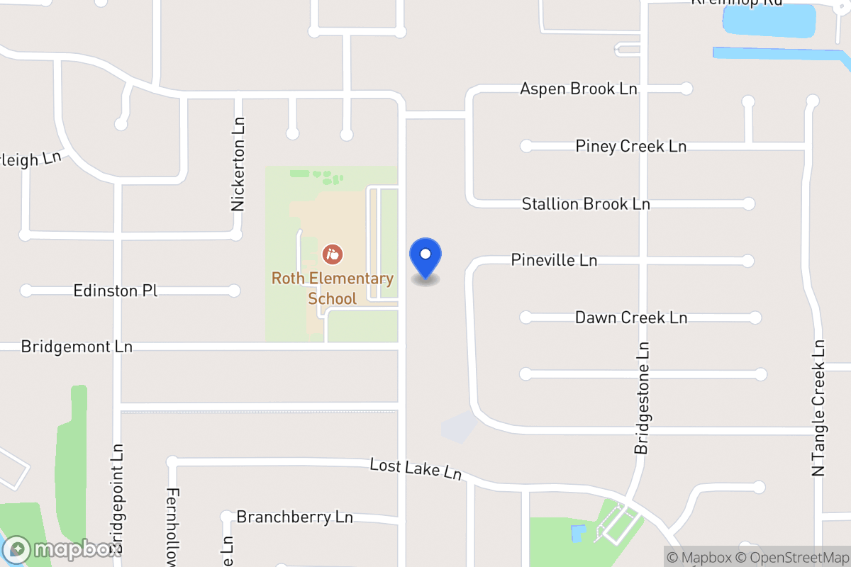 Map of 21622 Castlemont Ln, Spring