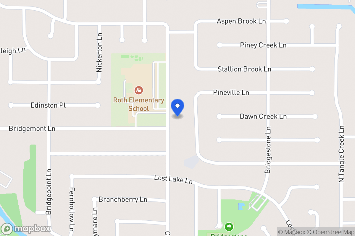 Map of 21610 Castlemont Ln, Spring