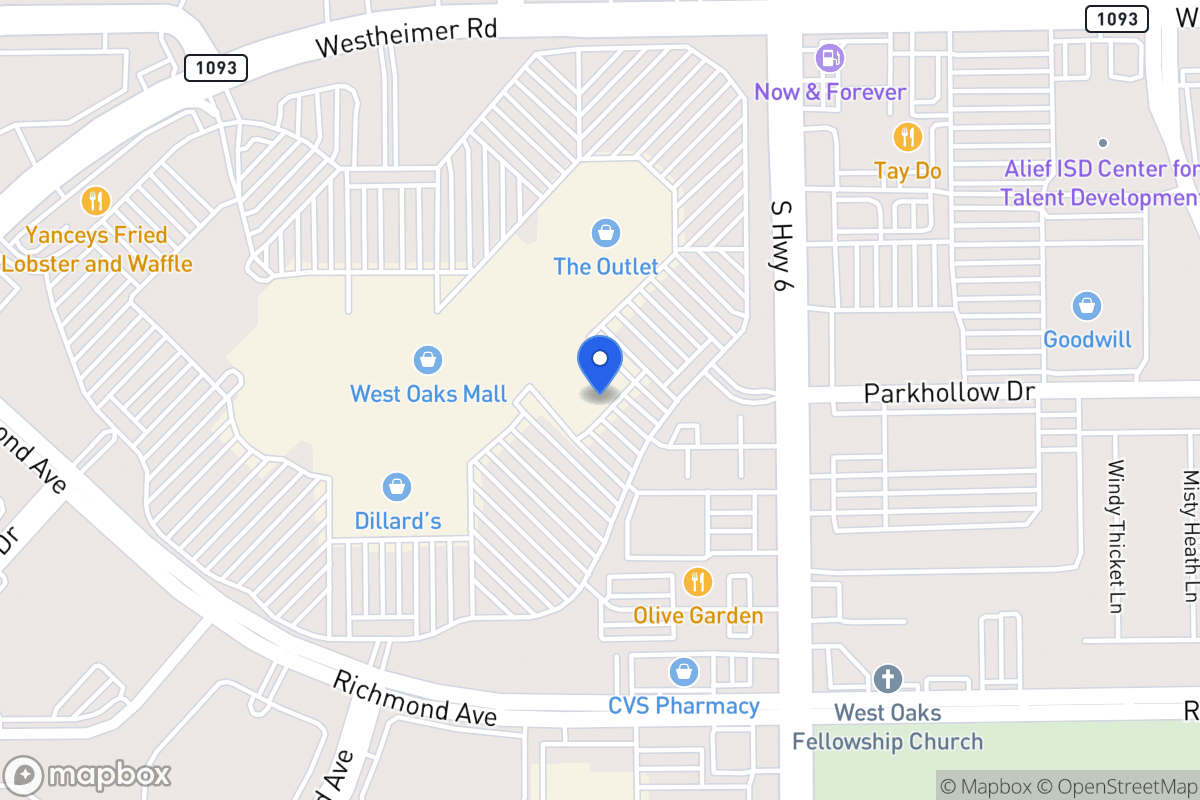 Map of 2600 Highway 6 S, Houston
