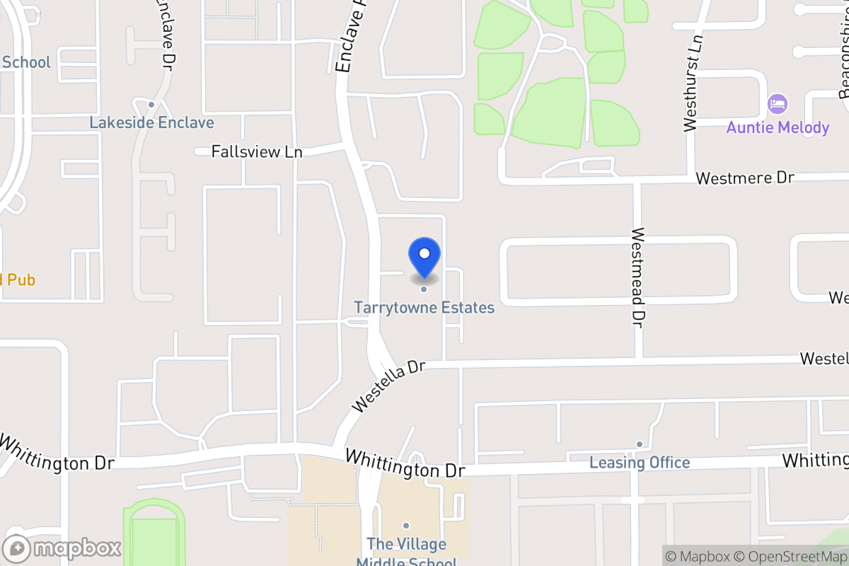 Map of 1815 Enclave Pky, Houston