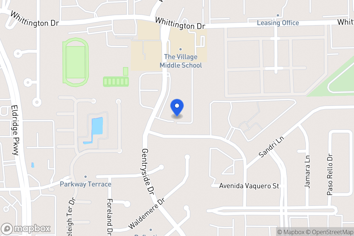 Map of 2103 Pueblito Dr, Houston