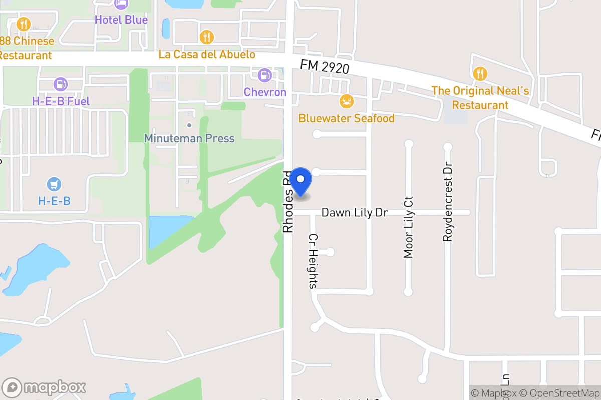 Map of 5018 Dawn Lily Dr, Spring