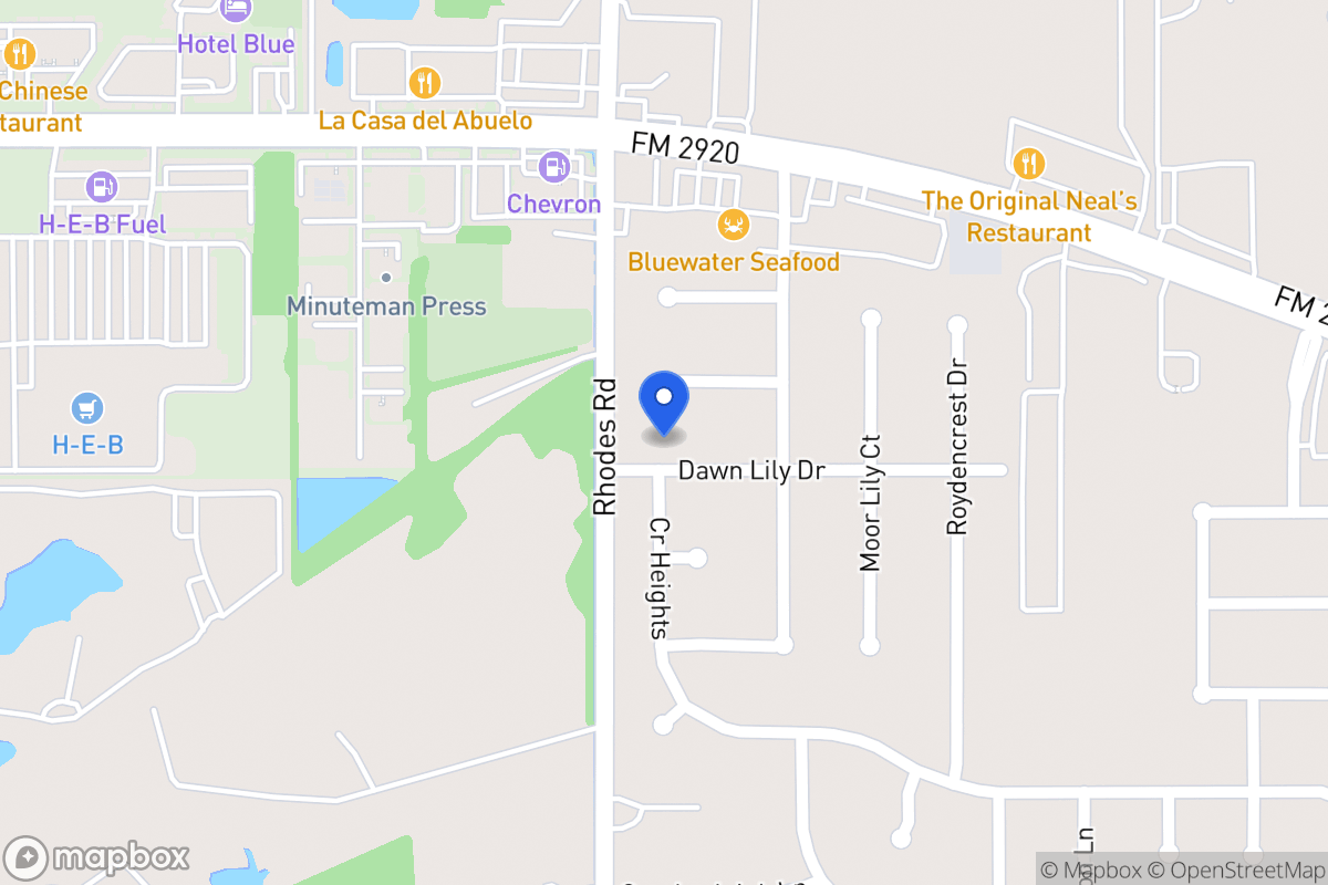 Map of 5014 Dawn Lily Dr, Spring