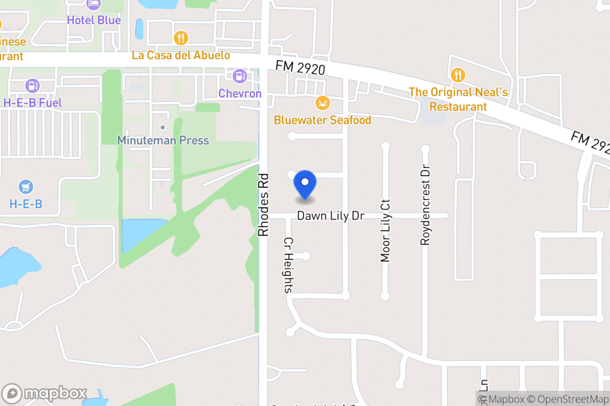 Map of 5010 Dawn Lily Dr, Spring