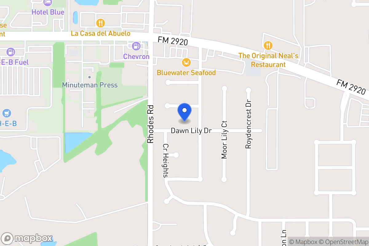 Map of 5006 Dawn Lily Dr, Spring