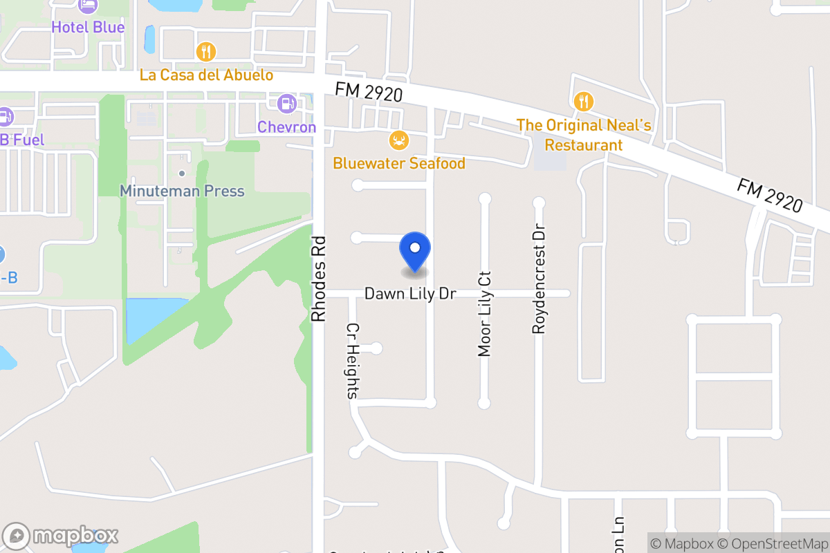 Map of 5002 Dawn Lily Dr, Spring