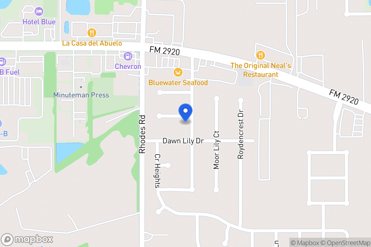 Map of 5003 Cupids Bower Ct, Spring
