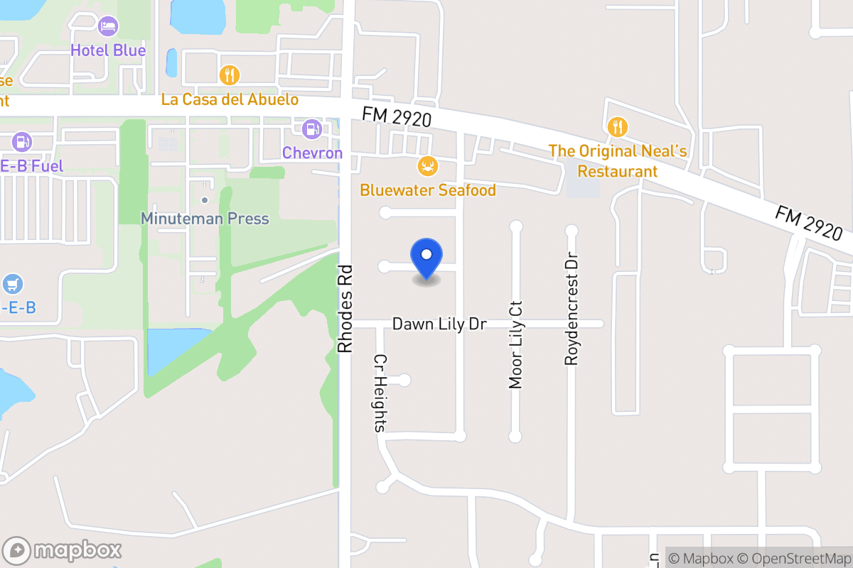 Map of 5007 Cupids Bower Ct, Spring