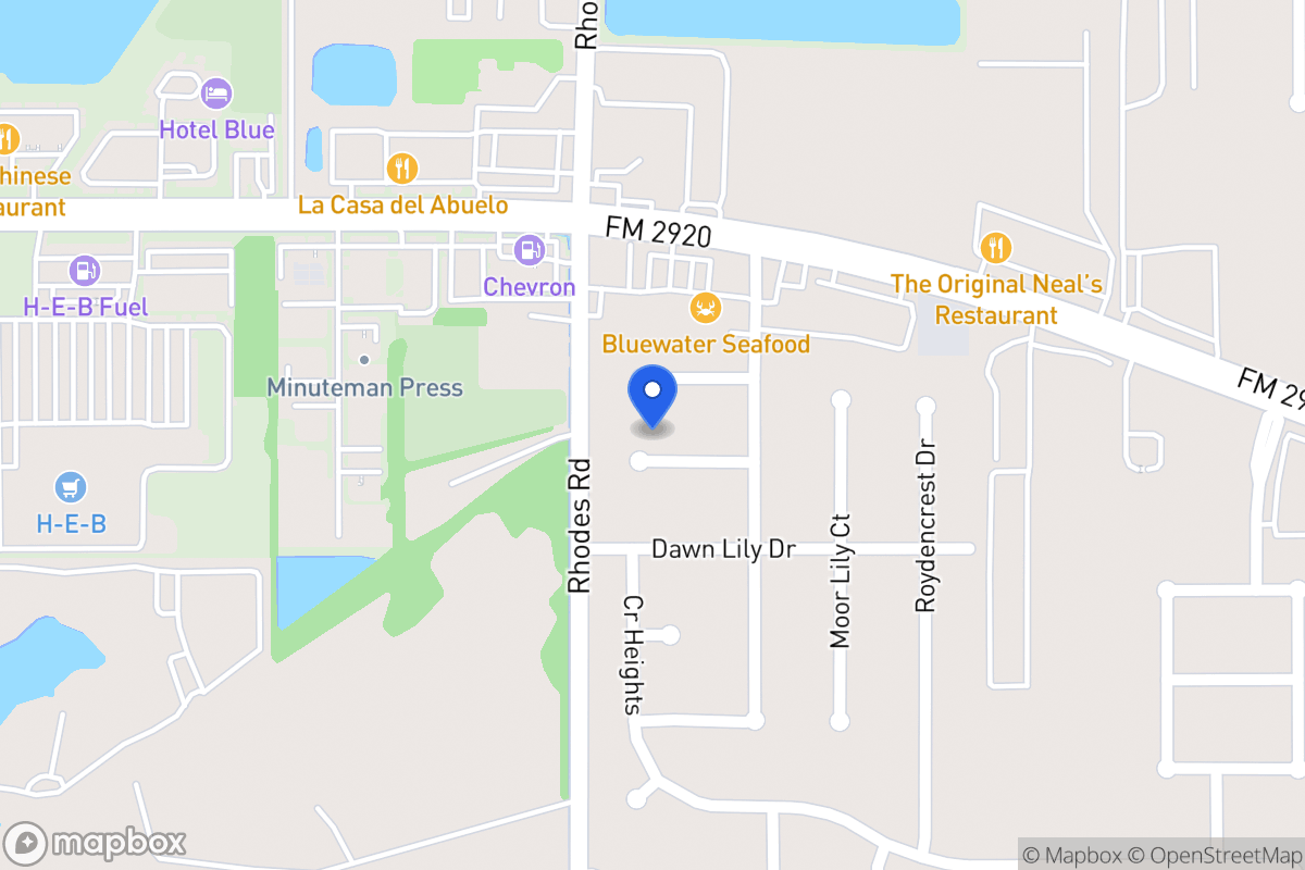 Map of 5014 Cupids Bower Ct, Spring