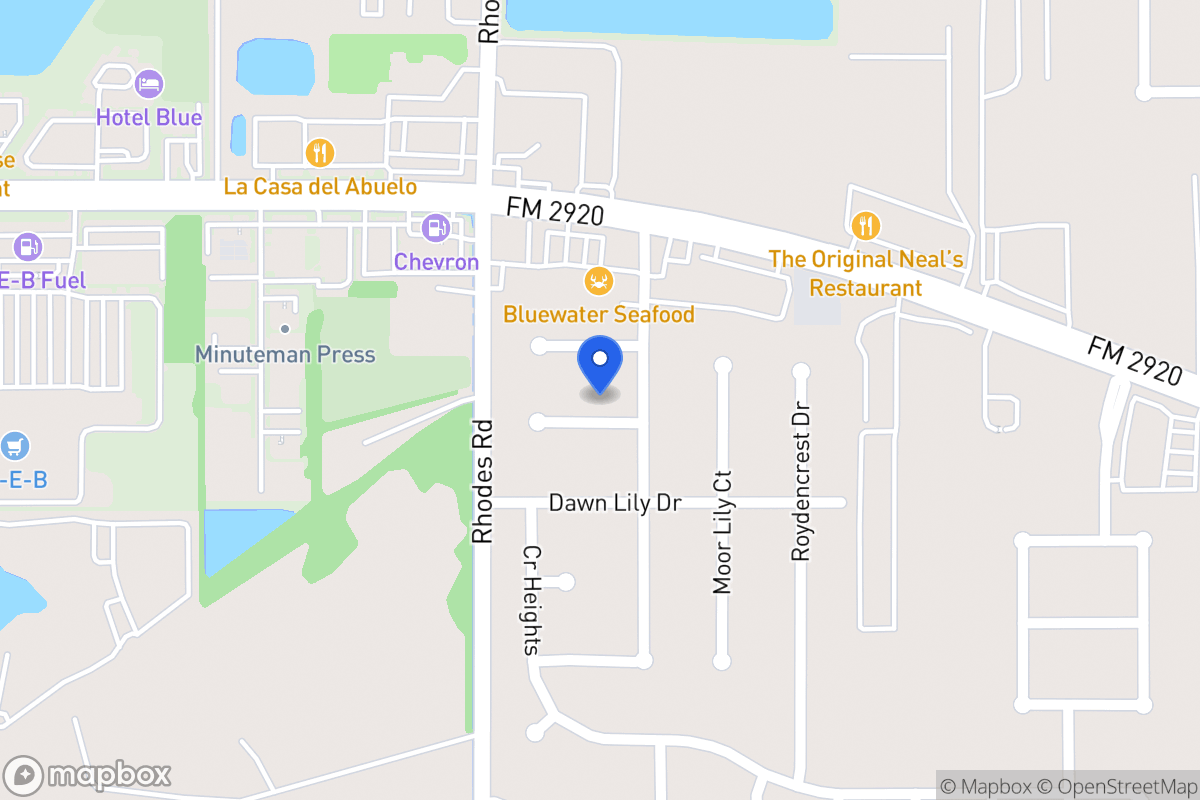 Map of 5006 Cupids Bower Ct, Spring