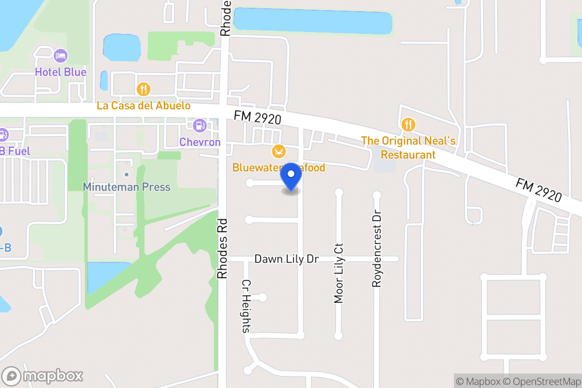Map of 5003 Bowman Ct, Spring