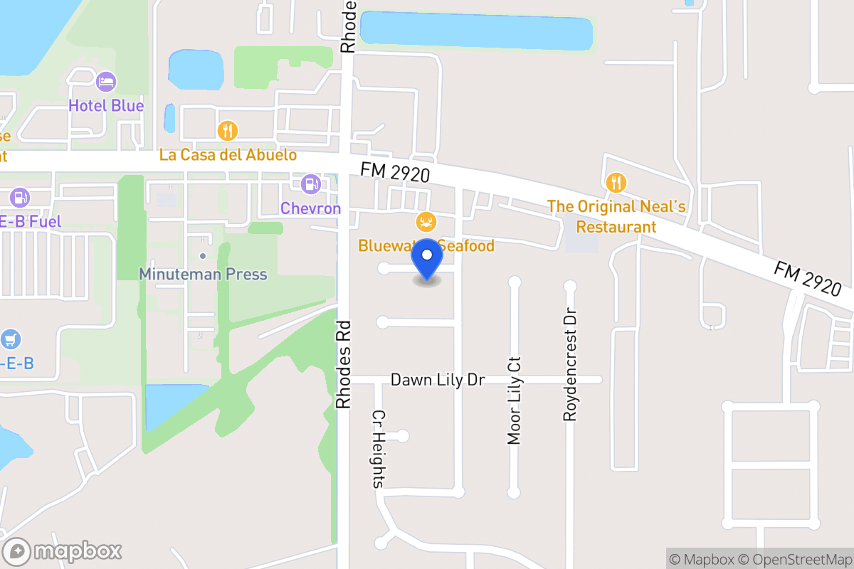 Map of 5007 Bowman Ct, Spring