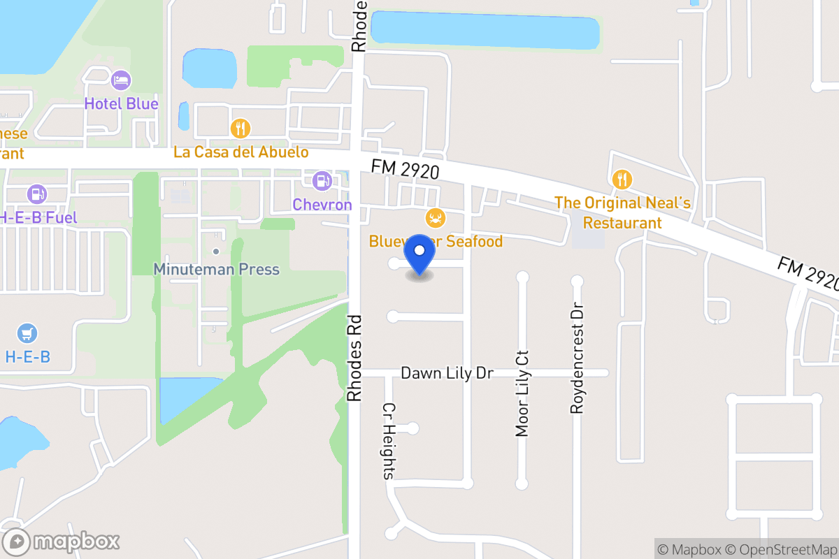 Map of 5011 Bowman Ct, Spring