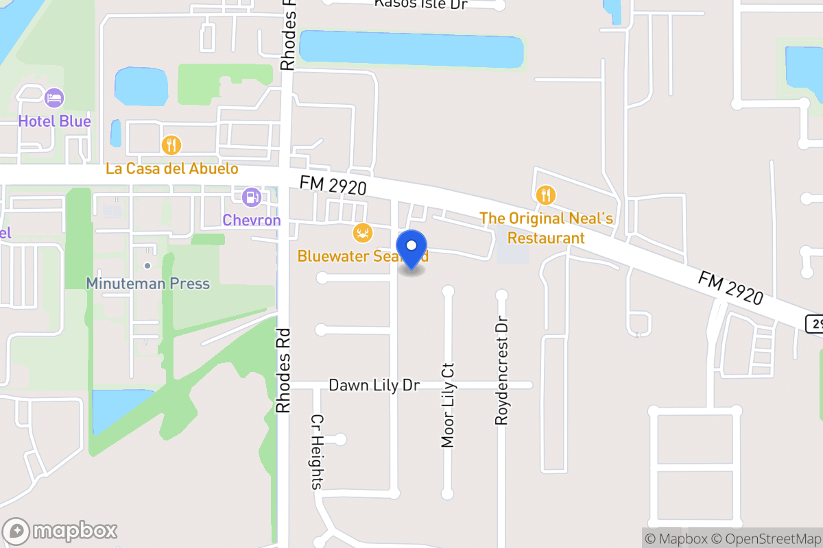 Map of 21110 Marcin Dr, Spring
