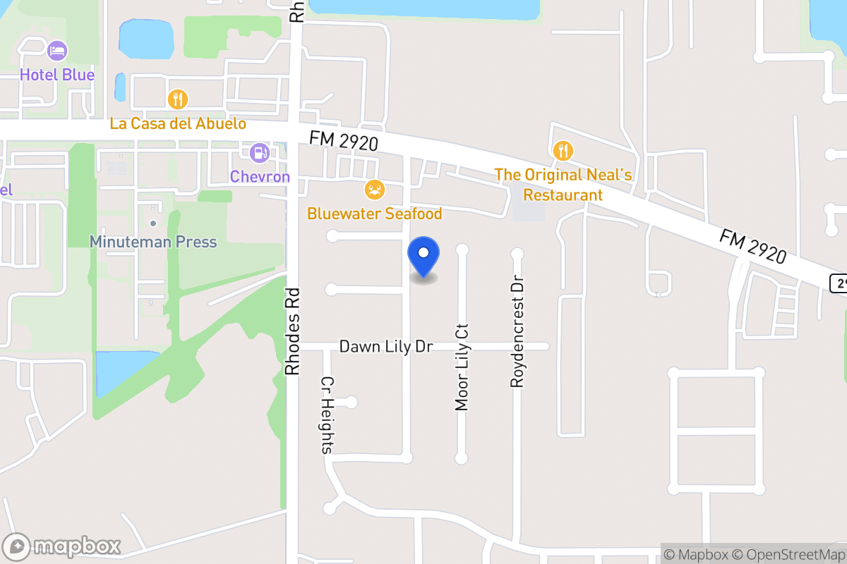 Map of 21018 Marcin Dr, Spring