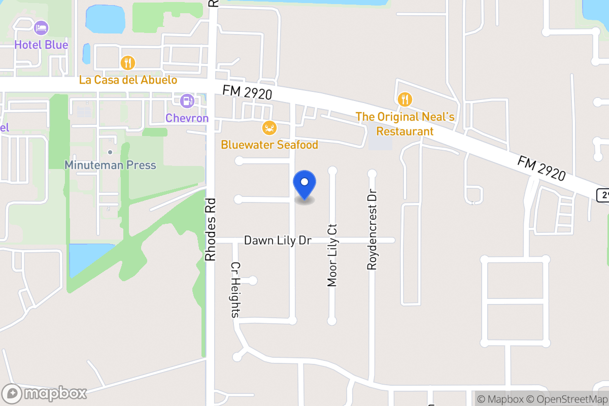 Map of 21014 Marcin Dr, Spring