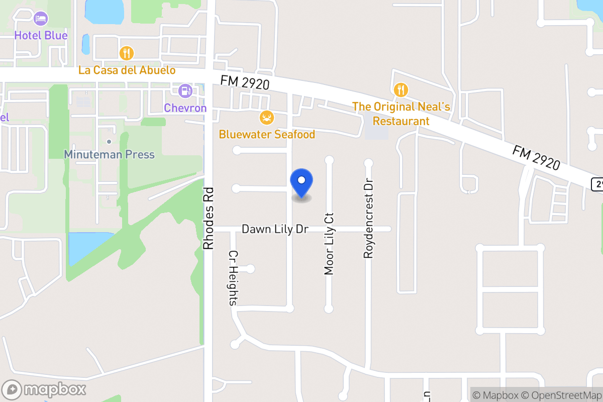 Map of 21010 Marcin Dr, Spring
