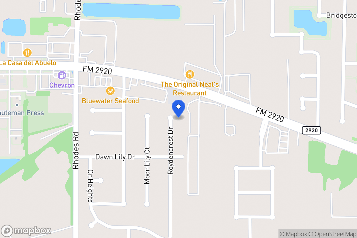 Map of 21102 Roydencrest Dr, Spring